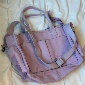 Lavender Canvas Tote Bag